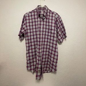 Mens Peter Millar Short Sleeve Button Down Casual Shirt